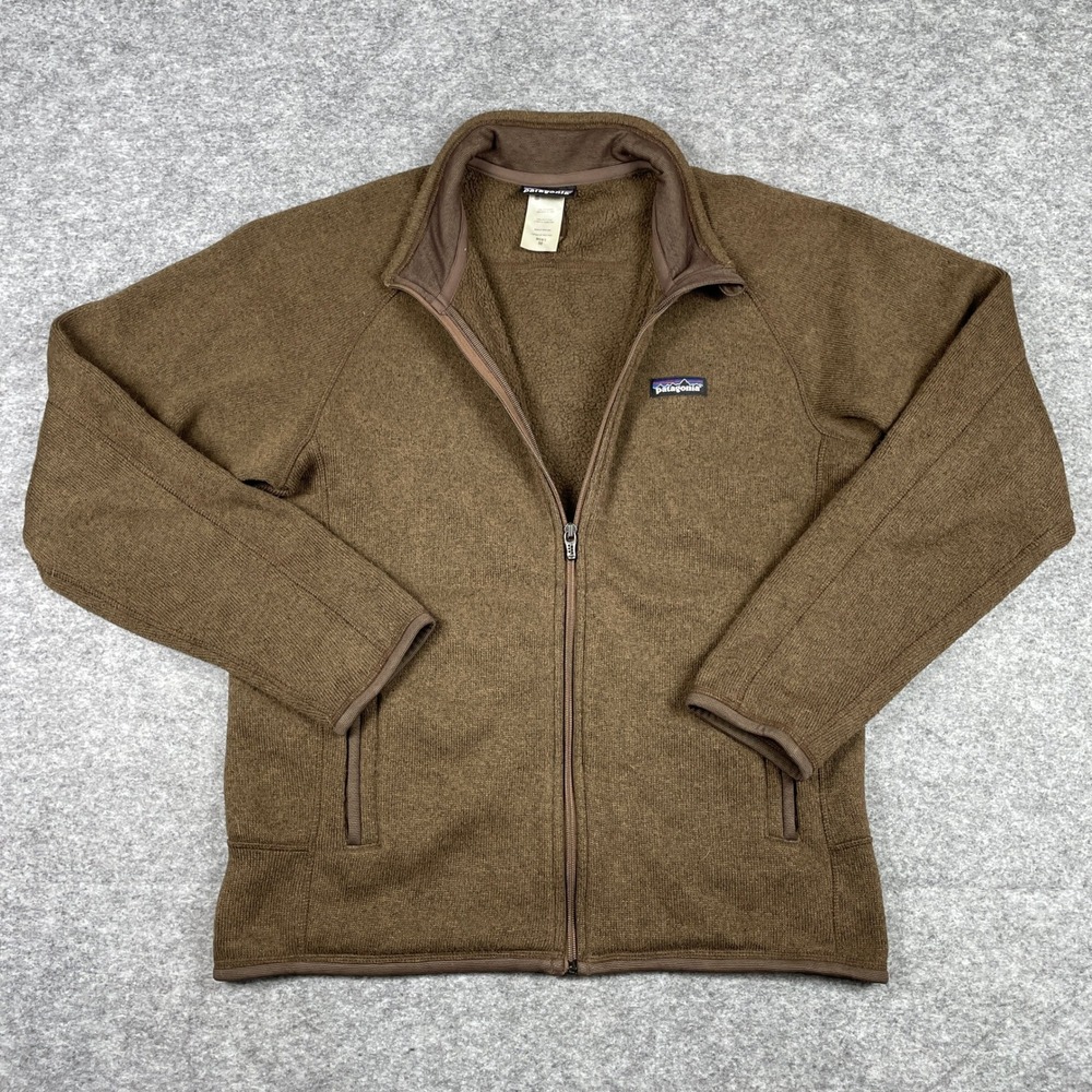 Patagonia Better Sweater Jacket Mens M Brown Full Zip Fleece 25525 F8